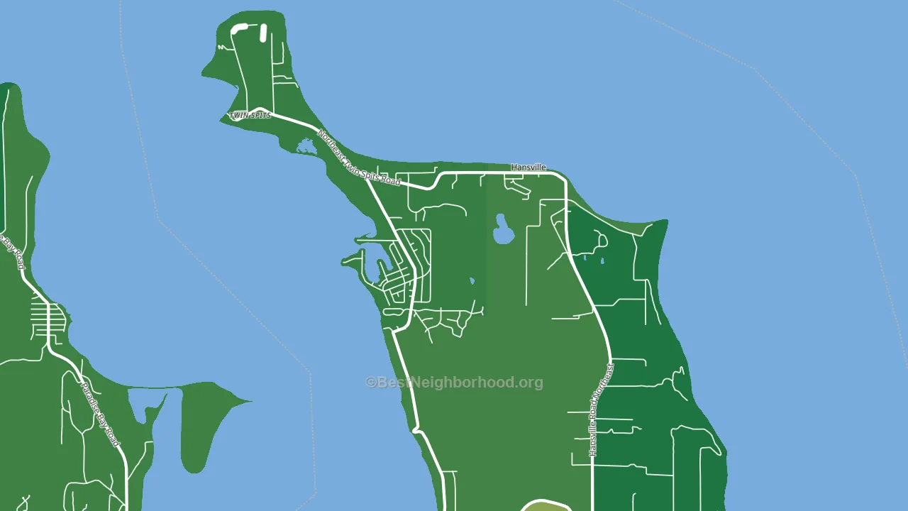 98340, WA block-group voter-turnout map