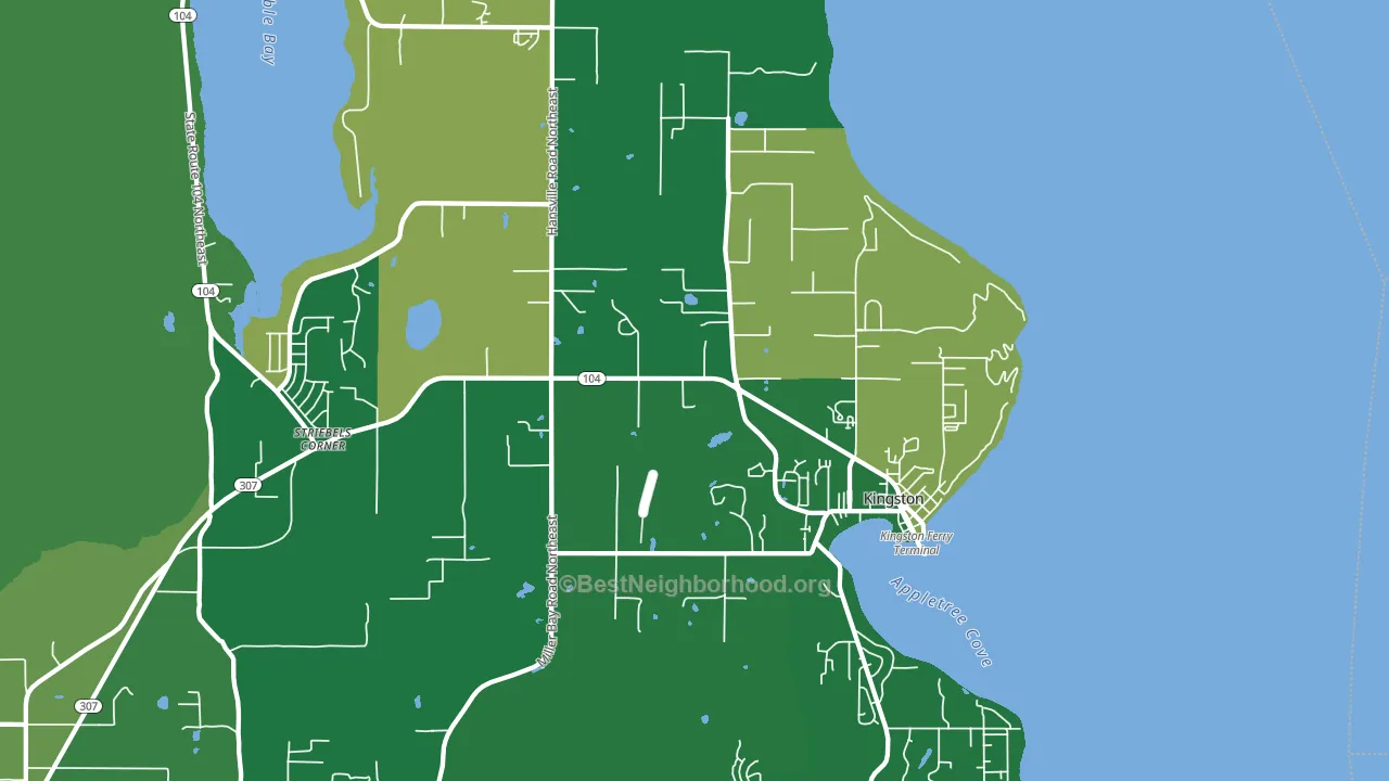 98346, WA block-group voter-turnout map