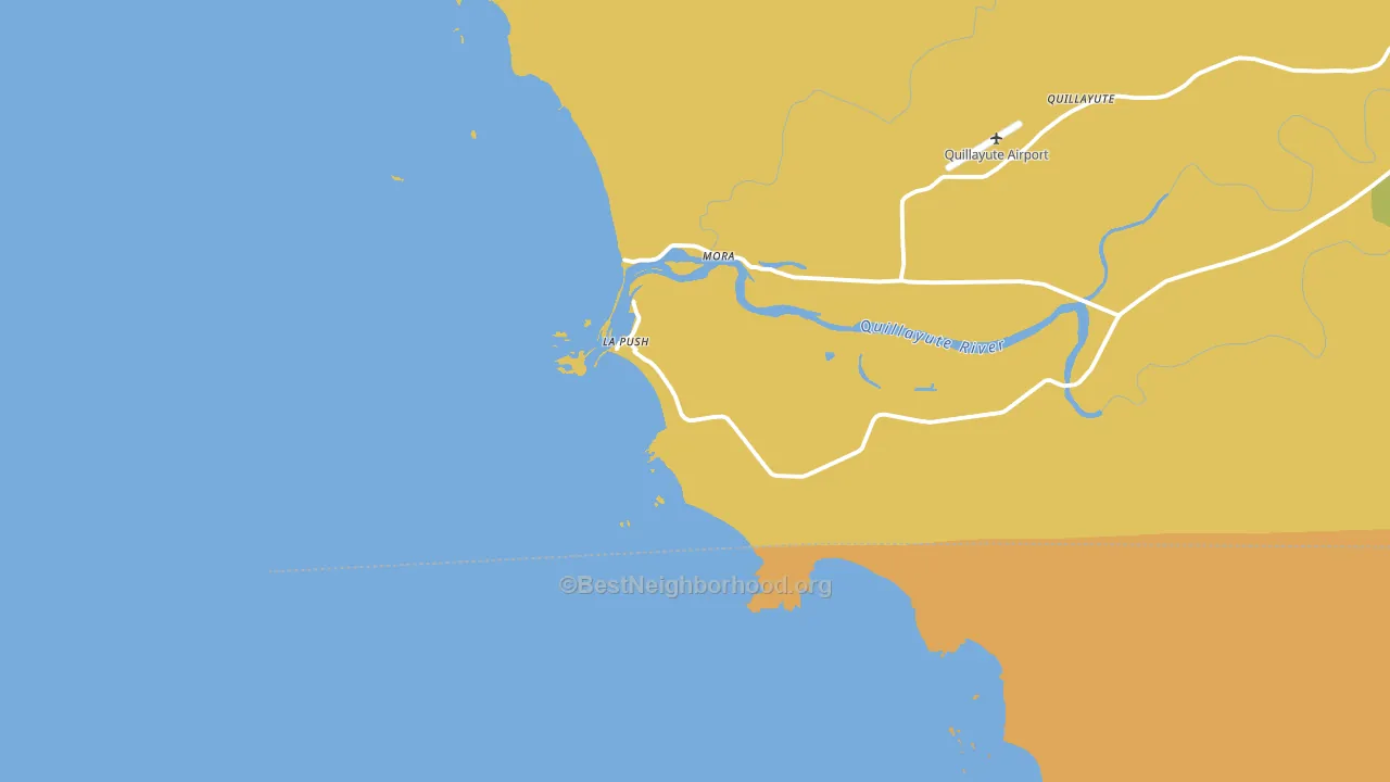 98350, WA block-group voter-turnout map