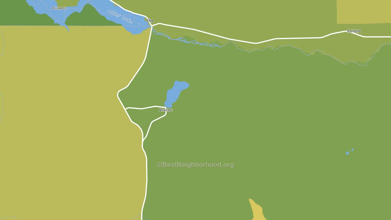 98355, WA block-group voter-turnout map