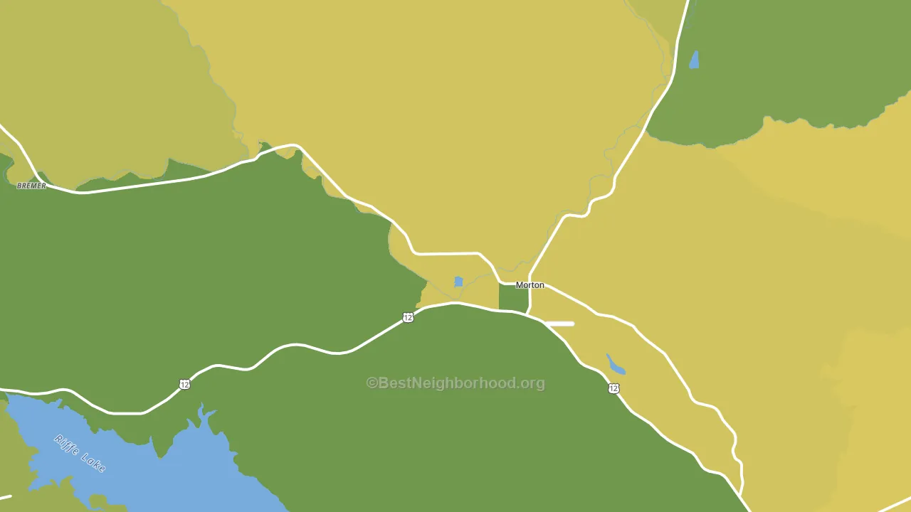 98356, WA block-group voter-turnout map
