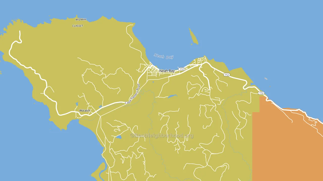 98357, WA block-group voter-turnout map