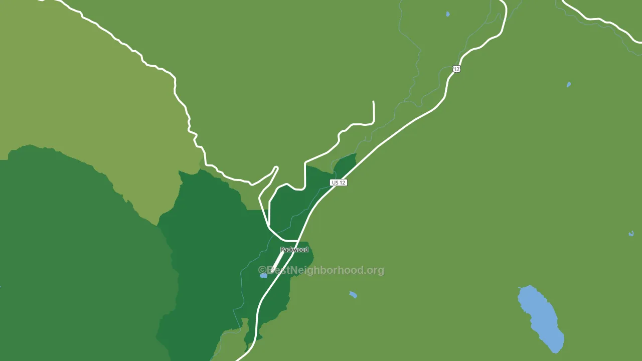 98361, WA block-group voter-turnout map