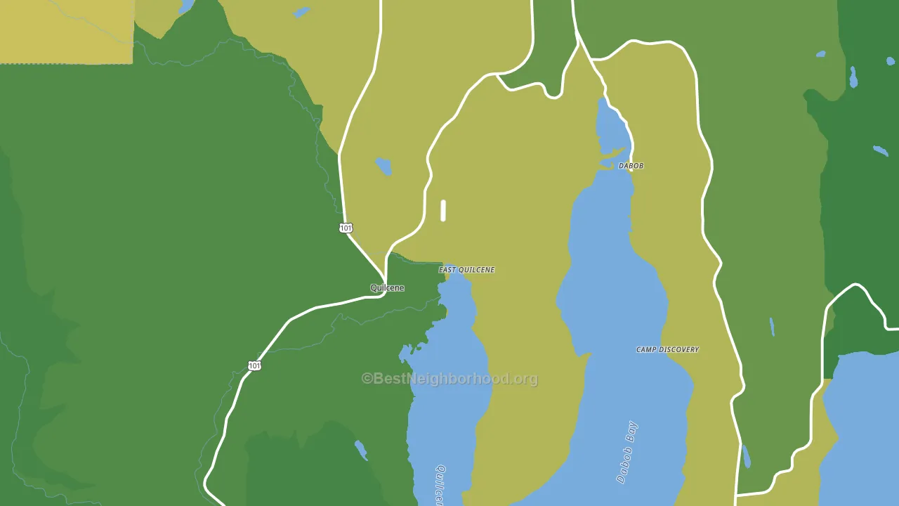 98376, WA block-group voter-turnout map