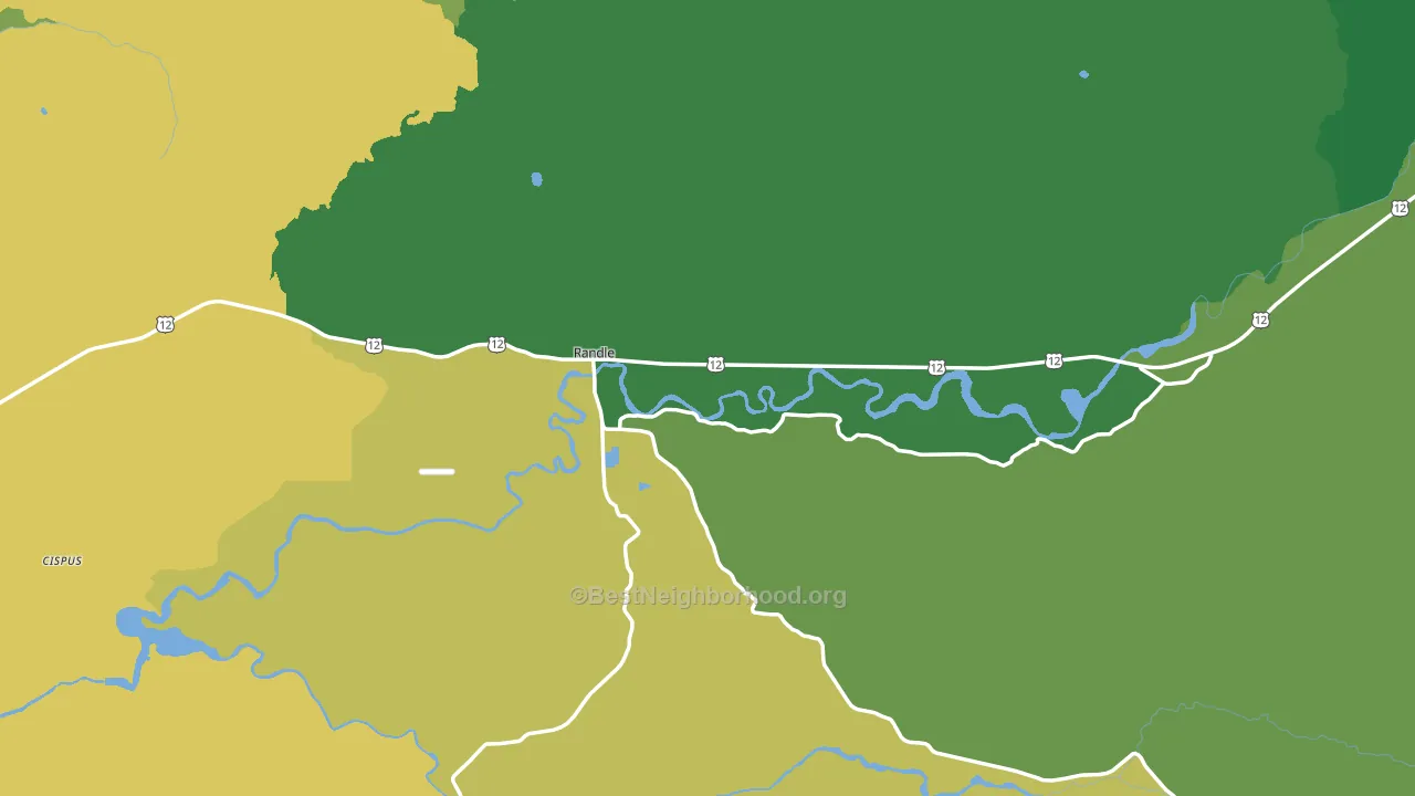 98377, WA block-group voter-turnout map