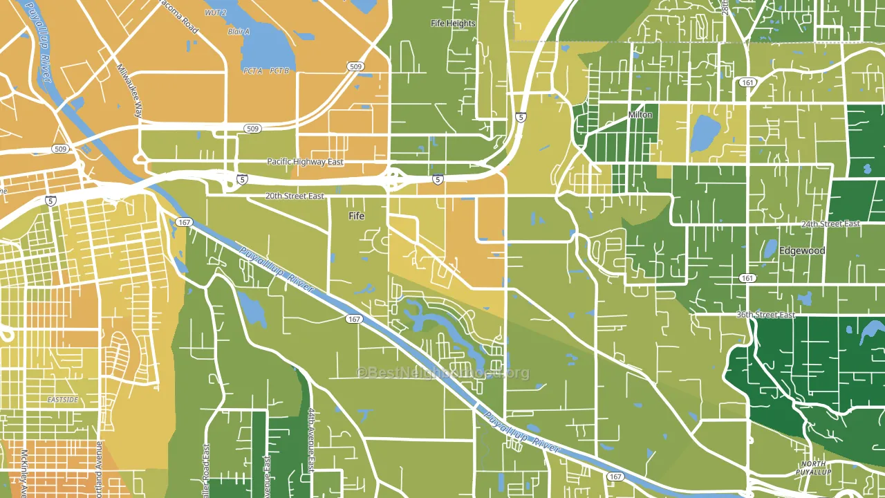 98424, WA block-group voter-turnout map