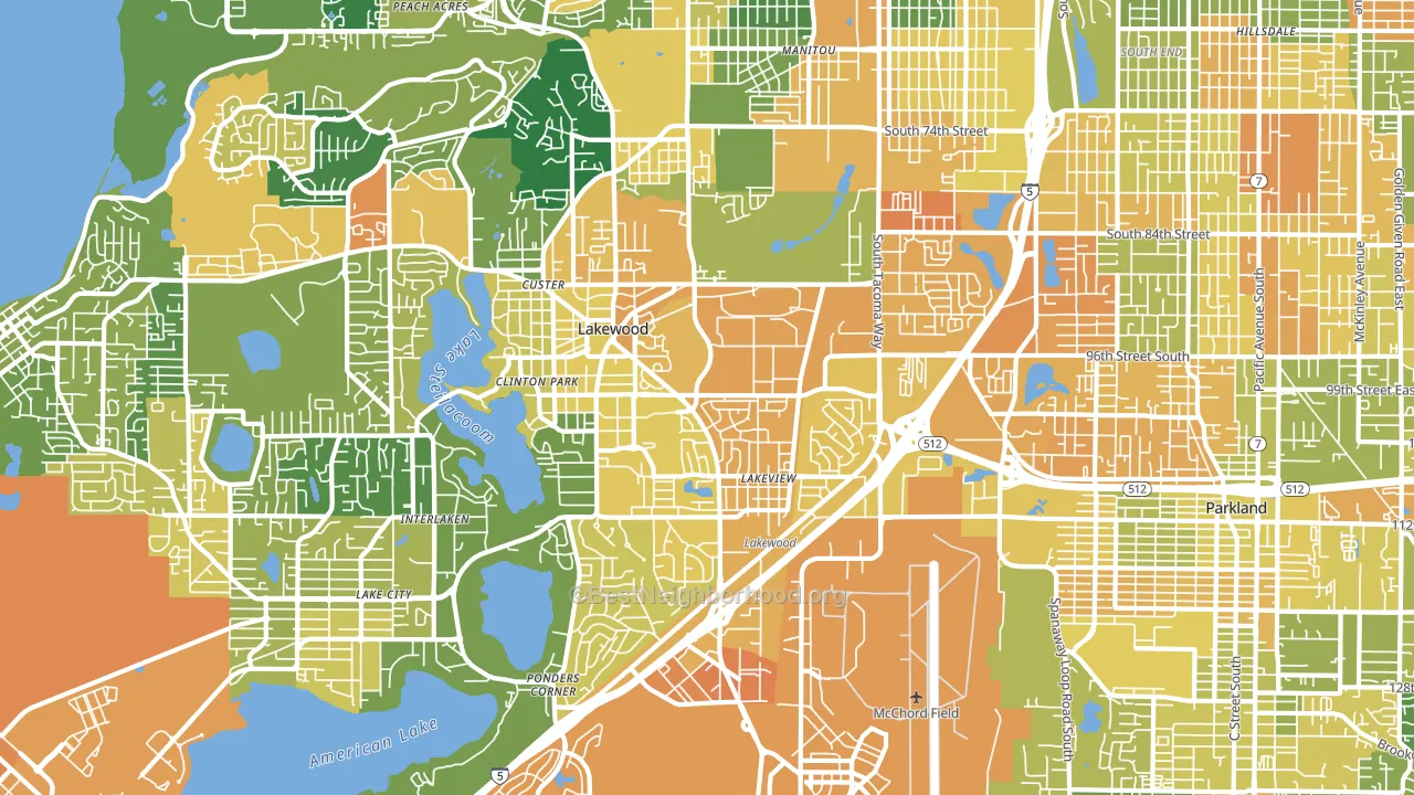 98499, WA block-group voter-turnout map