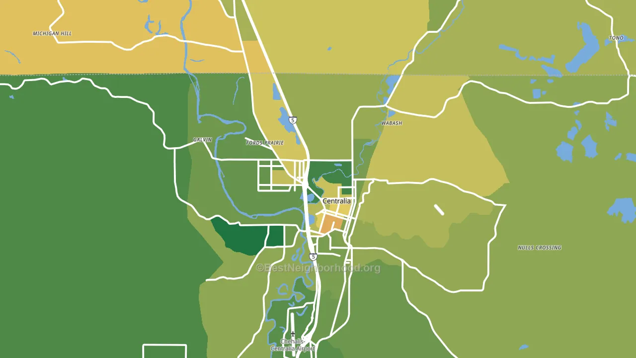 98531, WA block-group voter-turnout map