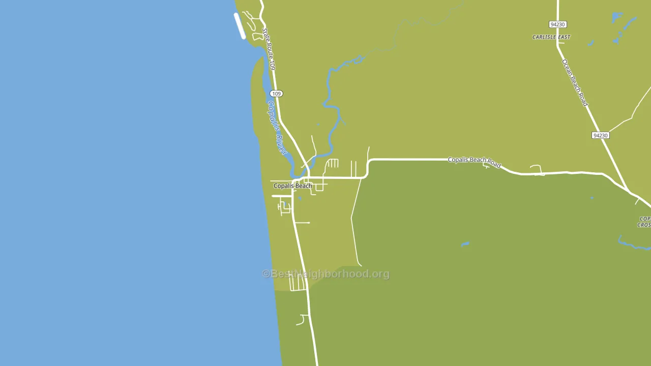 98535, WA block-group voter-turnout map