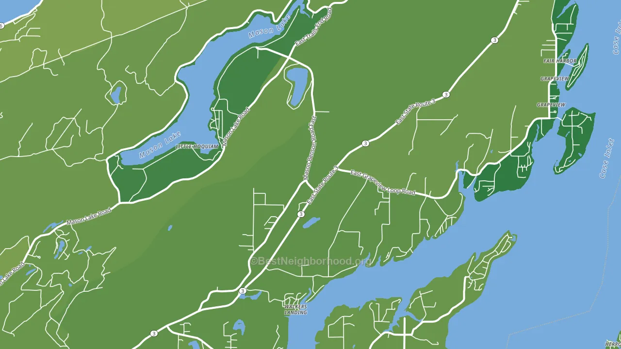 98546, WA block-group voter-turnout map