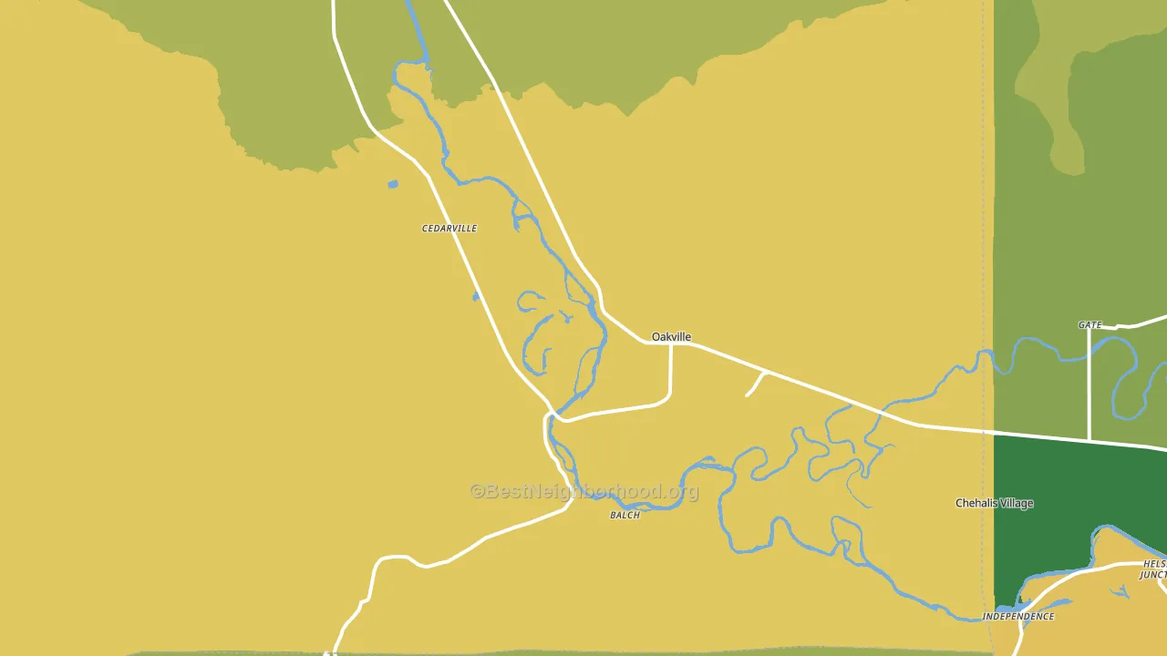 98568, WA block-group voter-turnout map