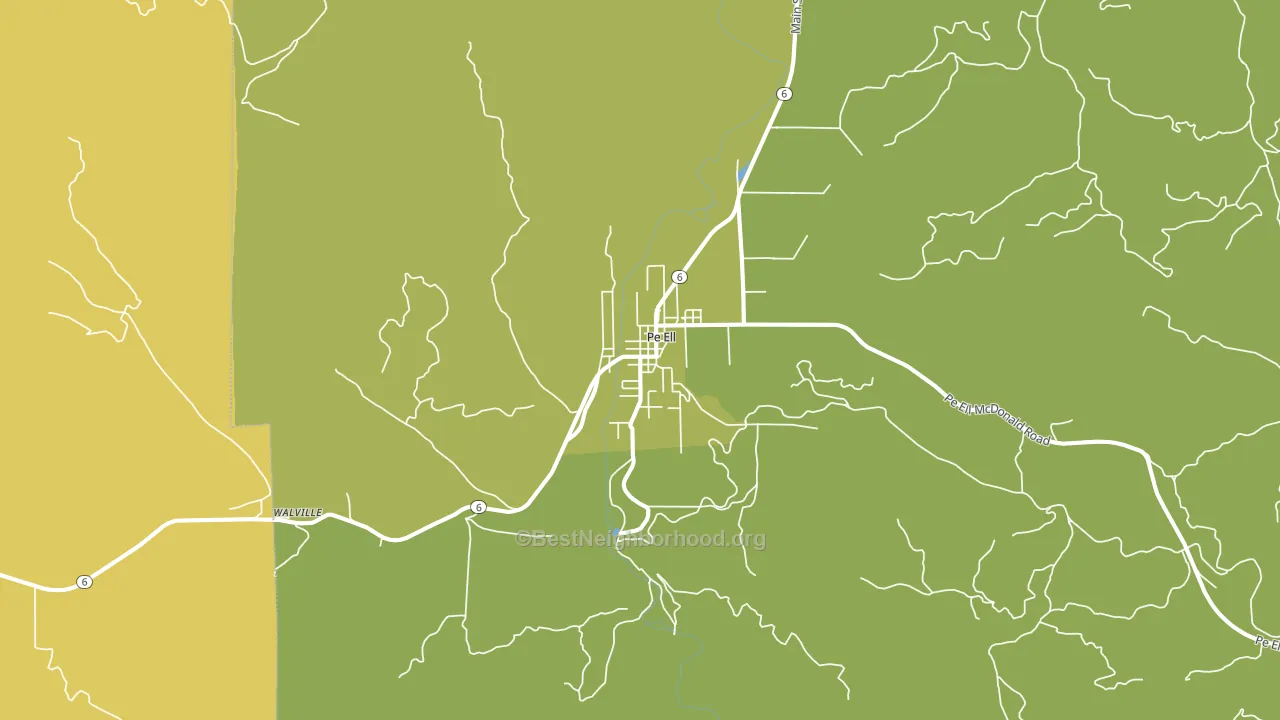 98572, WA block-group voter-turnout map