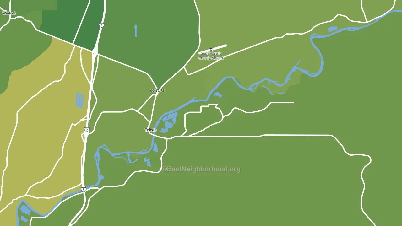 98591, WA block-group voter-turnout map