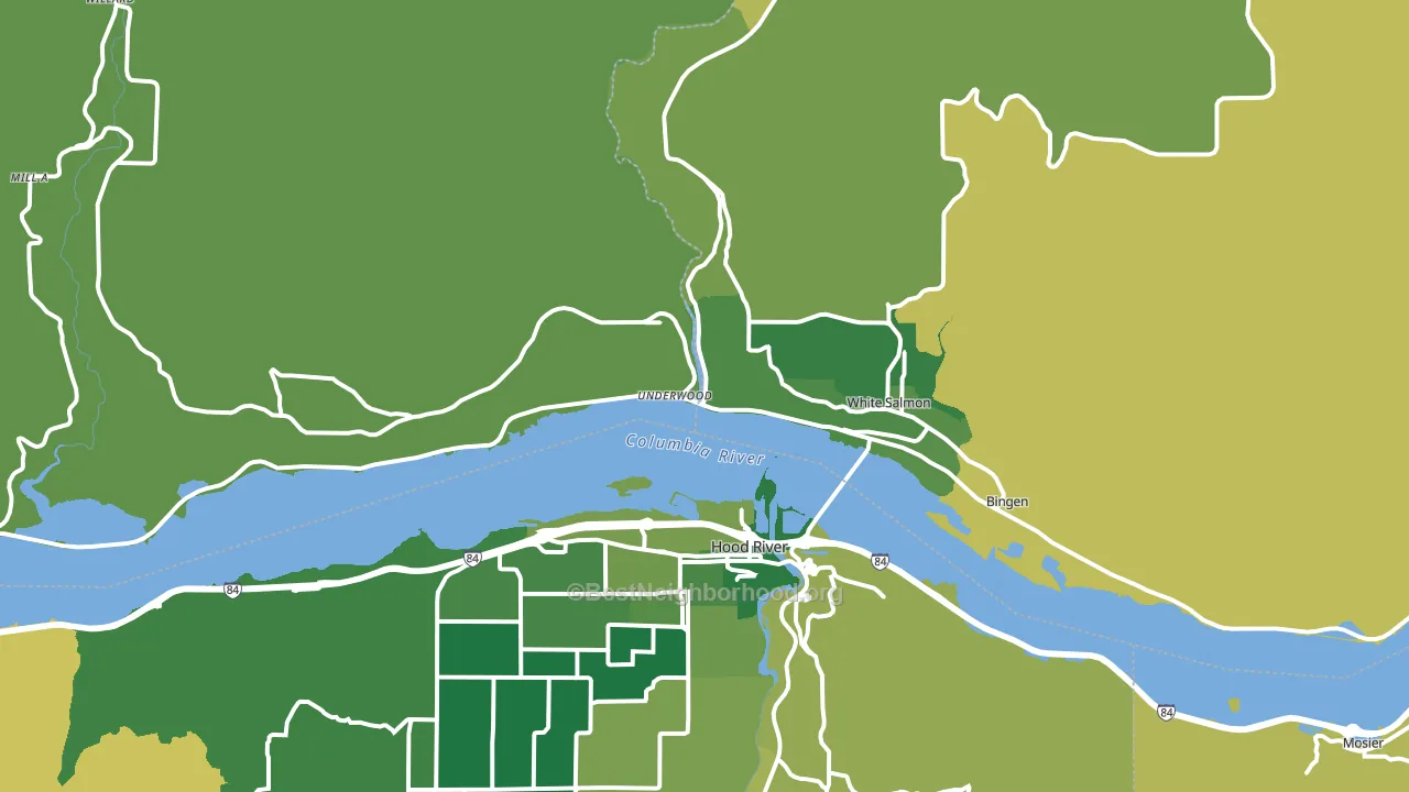 98605, WA block-group voter-turnout map