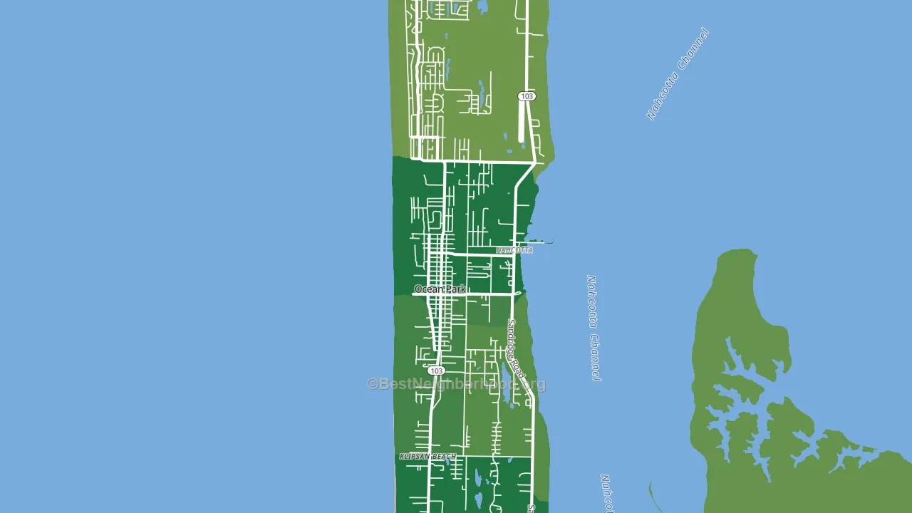 98640, WA block-group voter-turnout map
