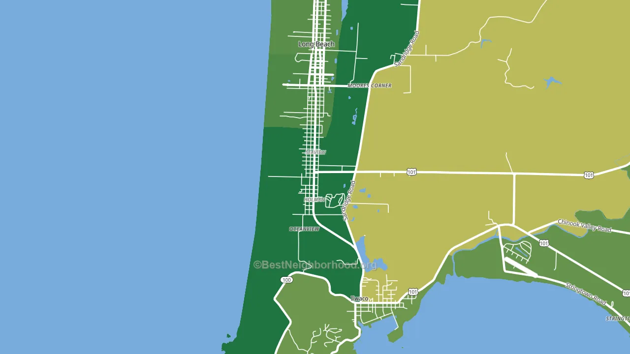 98644, WA block-group voter-turnout map