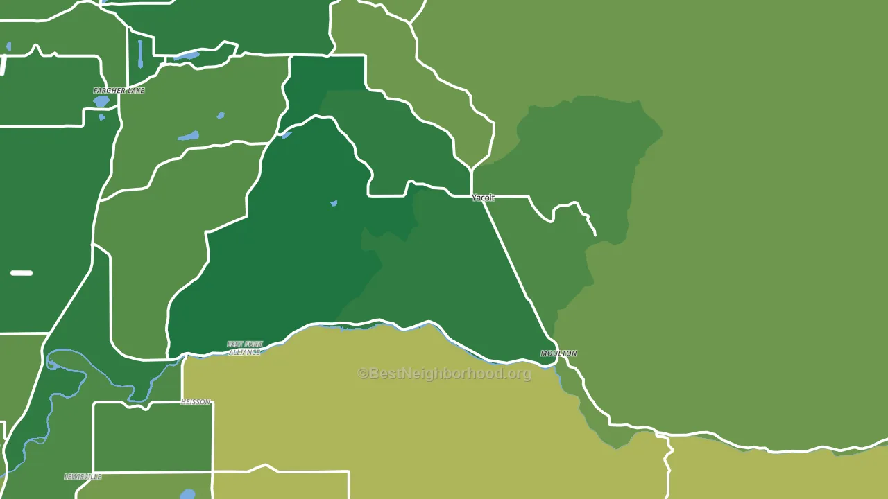 98675, WA block-group voter-turnout map