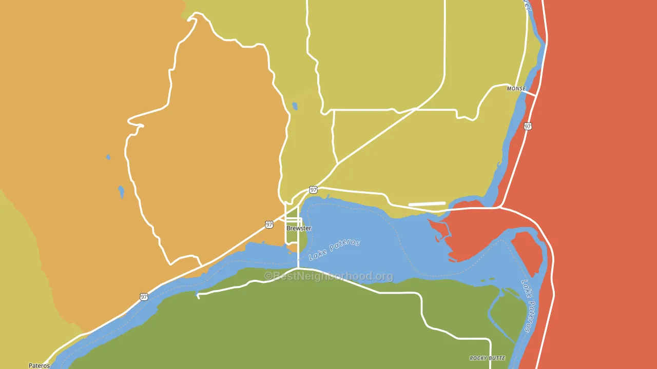 98812, WA block-group voter-turnout map