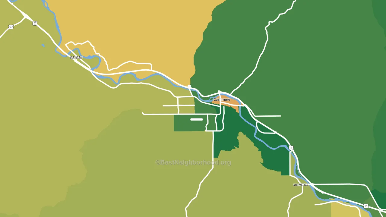 98815, WA block-group voter-turnout map