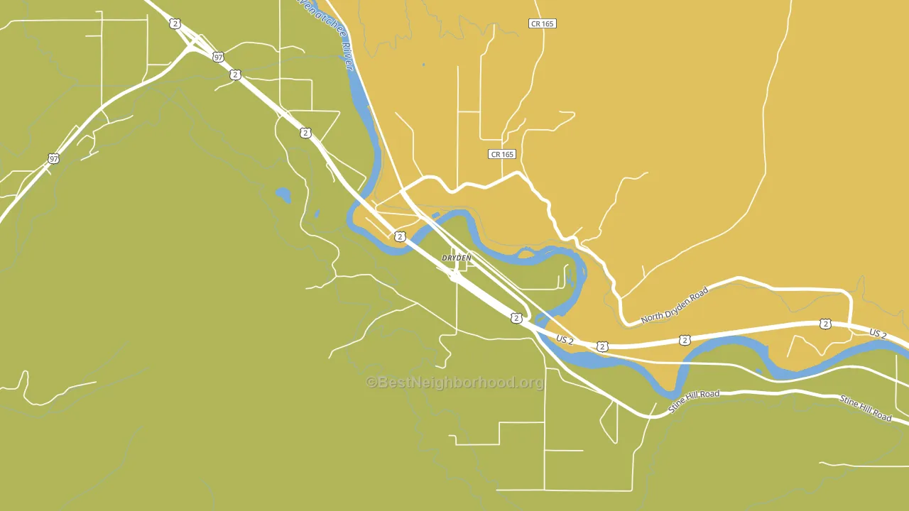 98821, WA block-group voter-turnout map