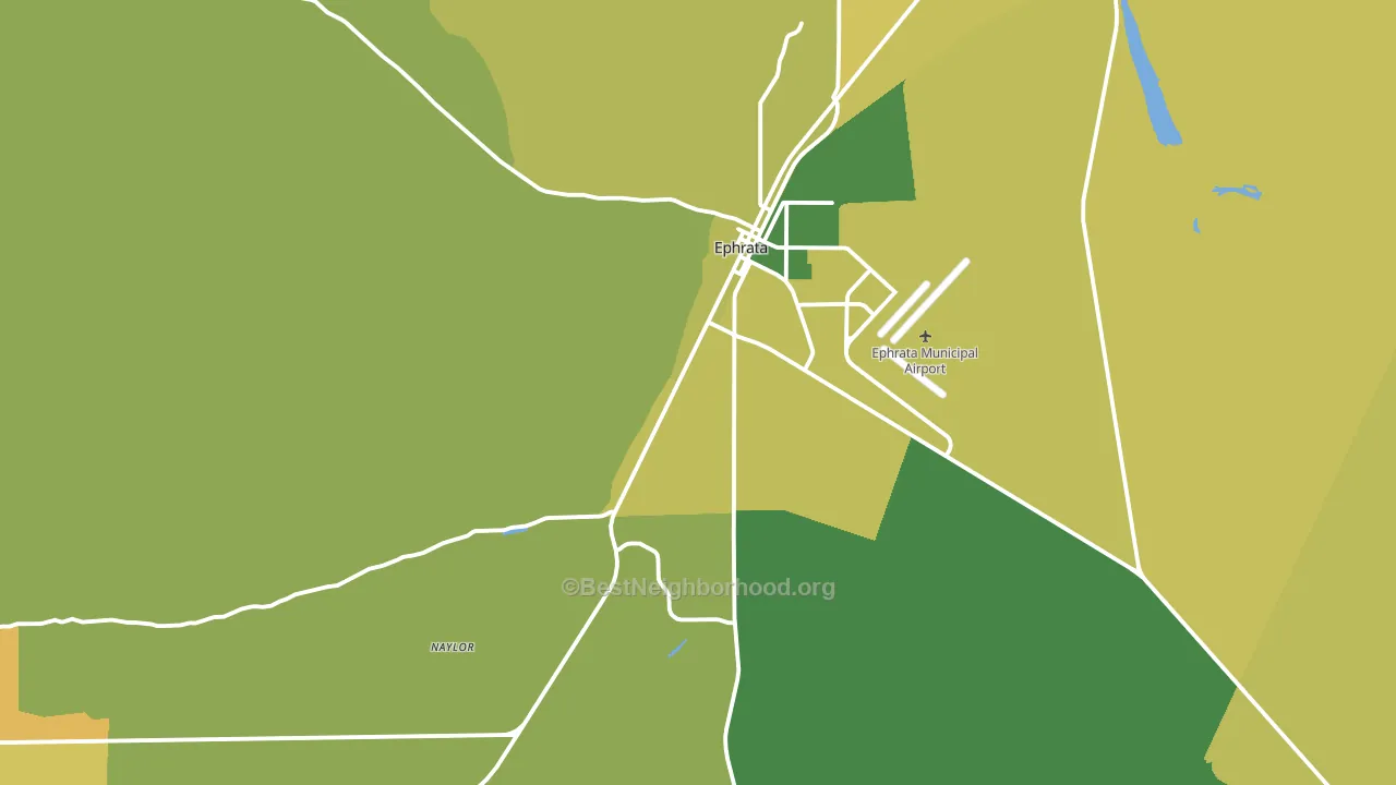 98823, WA block-group voter-turnout map