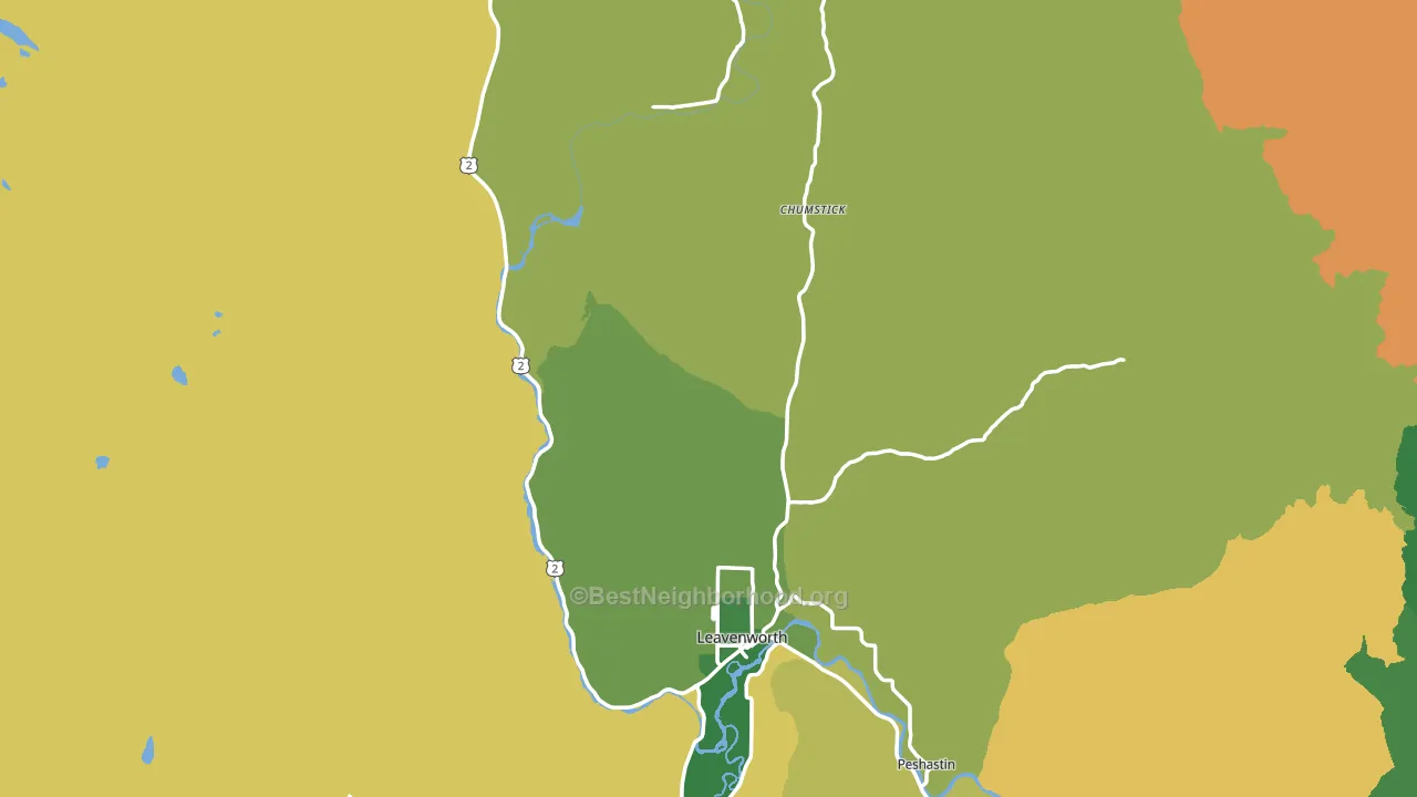 98826, WA block-group voter-turnout map
