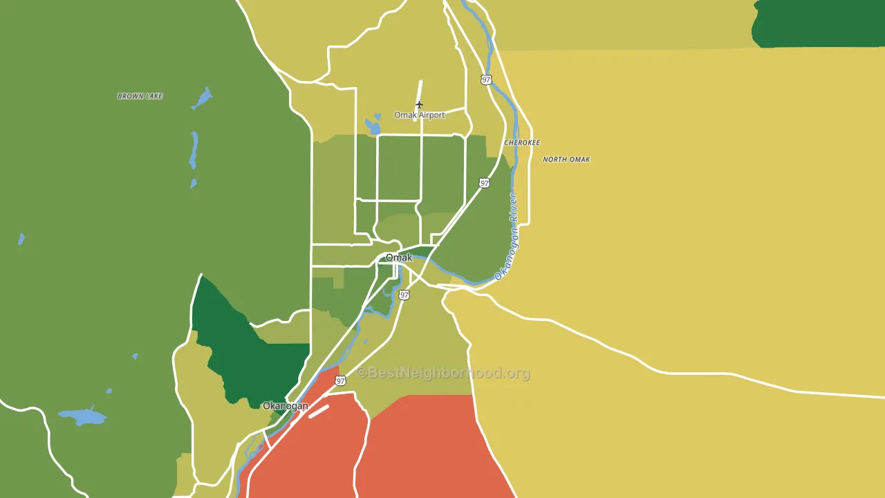 98841, WA block-group voter-turnout map