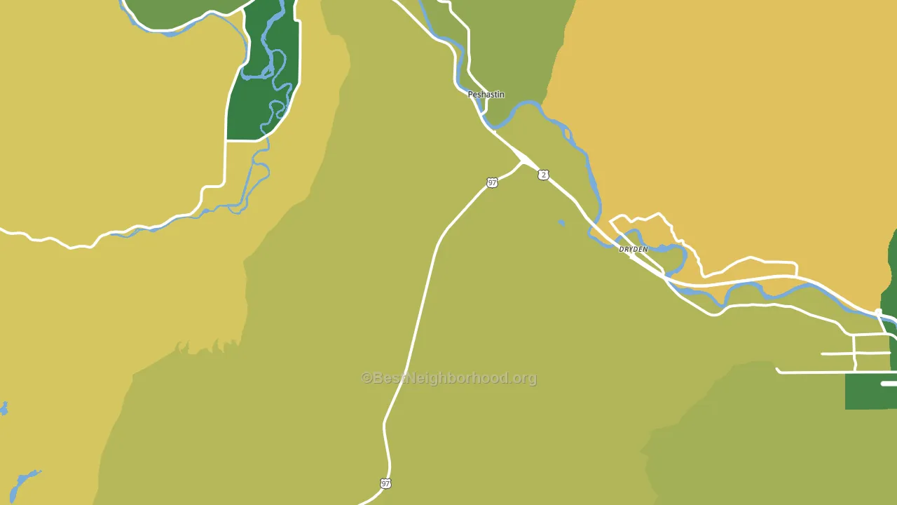 98847, WA block-group voter-turnout map