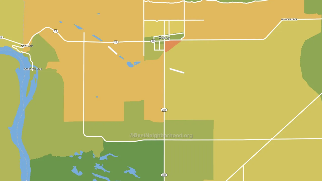98848, WA block-group voter-turnout map