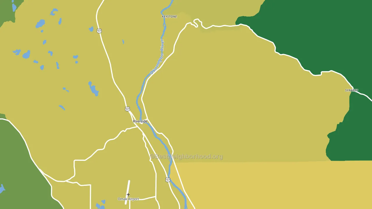 98849, WA block-group voter-turnout map