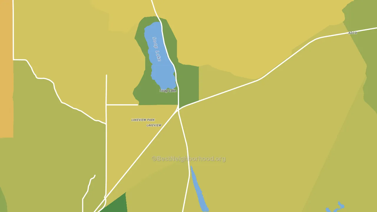 98851, WA block-group voter-turnout map