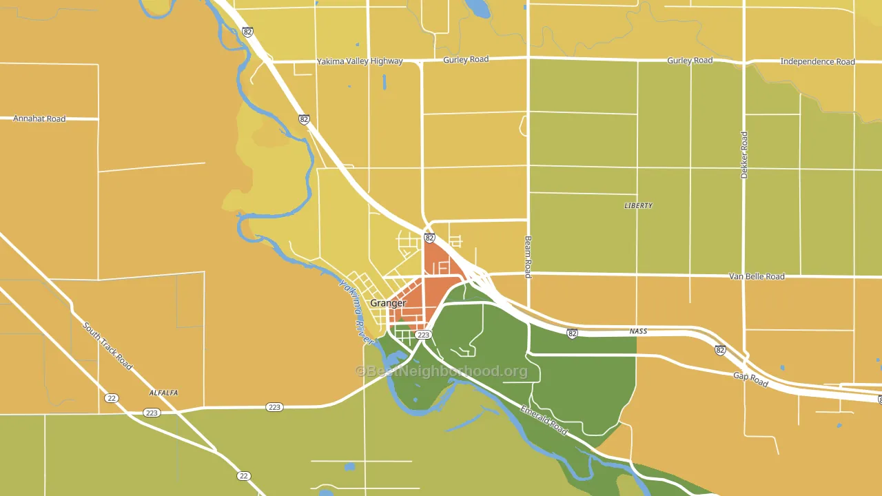 98932, WA block-group voter-turnout map