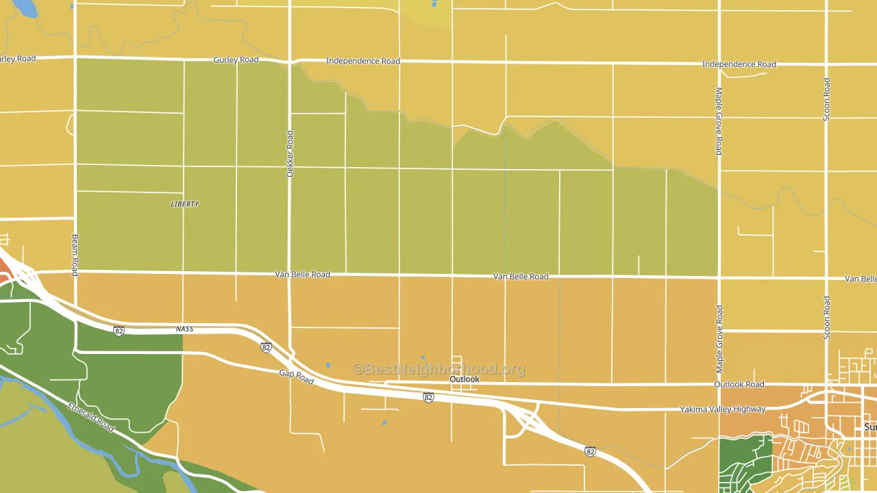 98938, WA block-group voter-turnout map