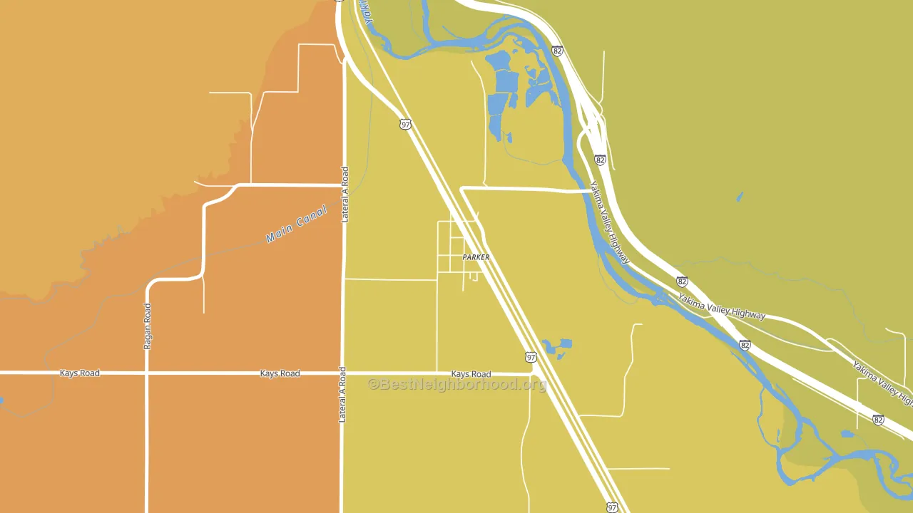 98939, WA block-group voter-turnout map