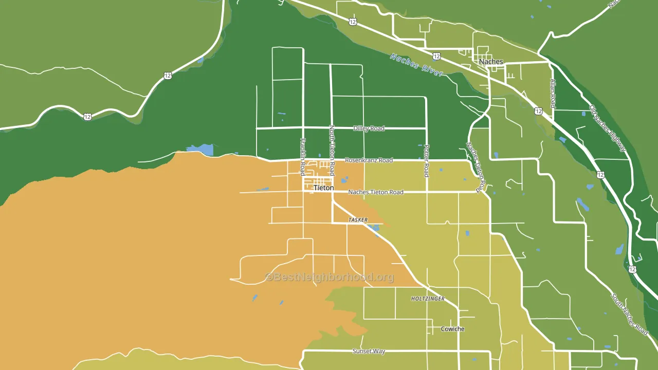 98947, WA block-group voter-turnout map