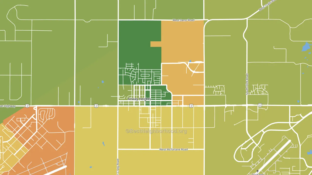 99001, WA block-group voter-turnout map