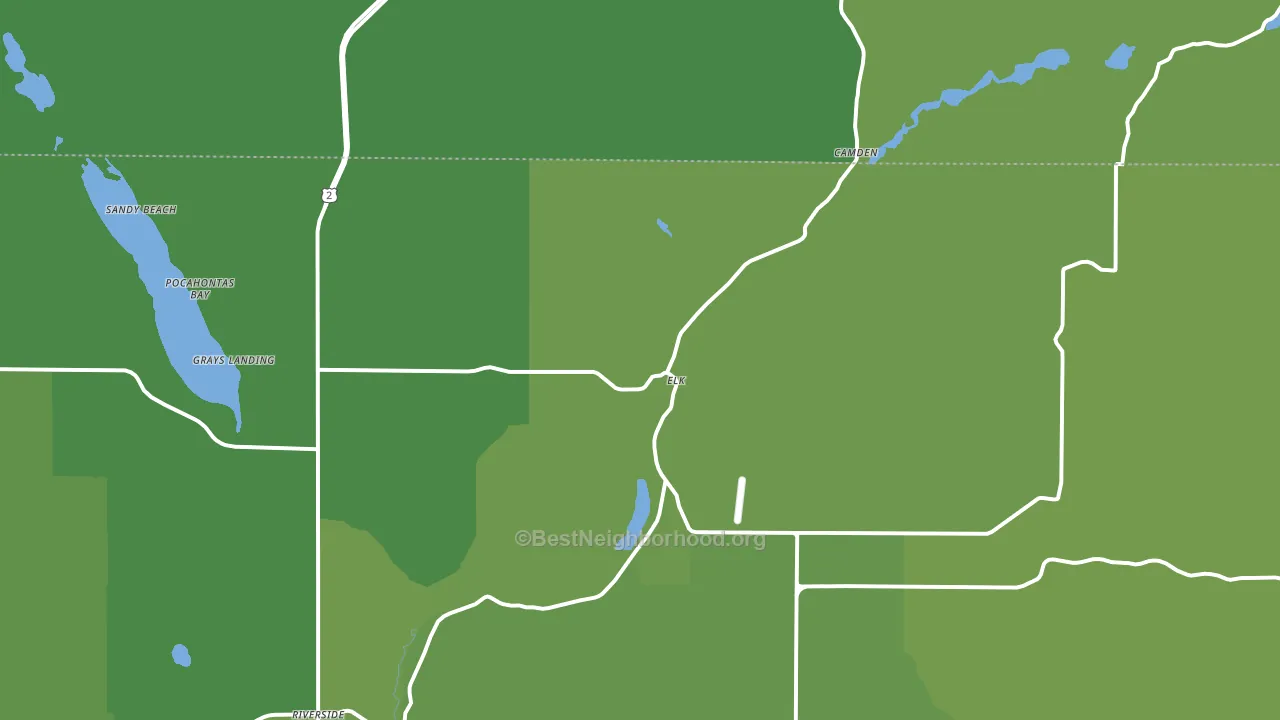 99009, WA block-group voter-turnout map