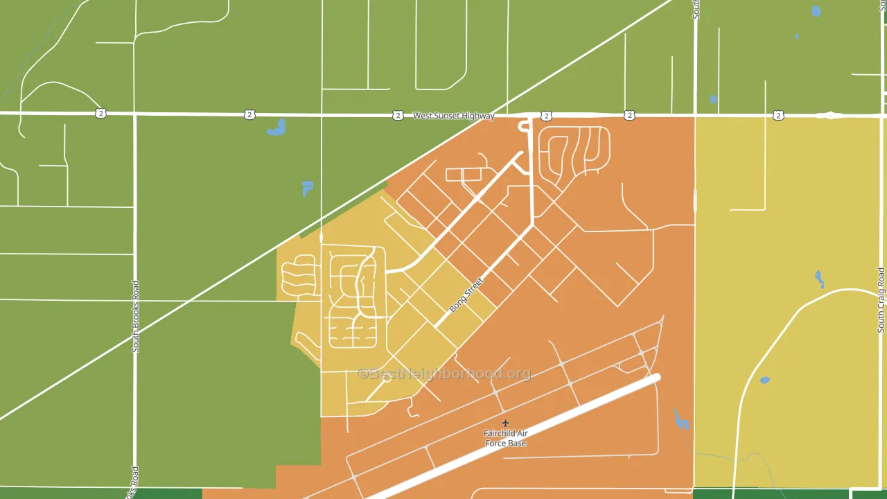 99011, WA block-group voter-turnout map