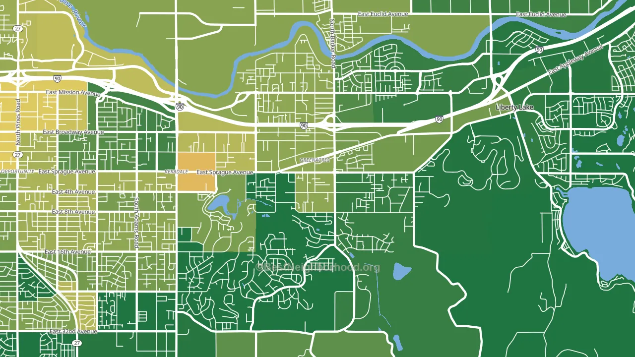 99016, WA block-group voter-turnout map