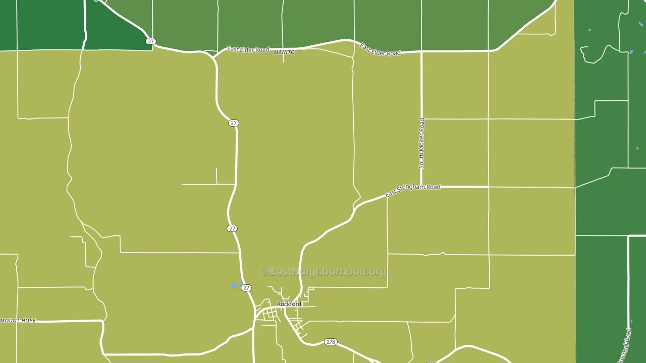 99030, WA block-group voter-turnout map