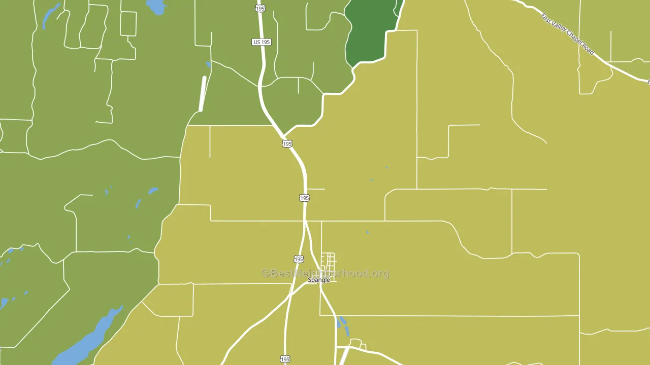 99031, WA block-group voter-turnout map