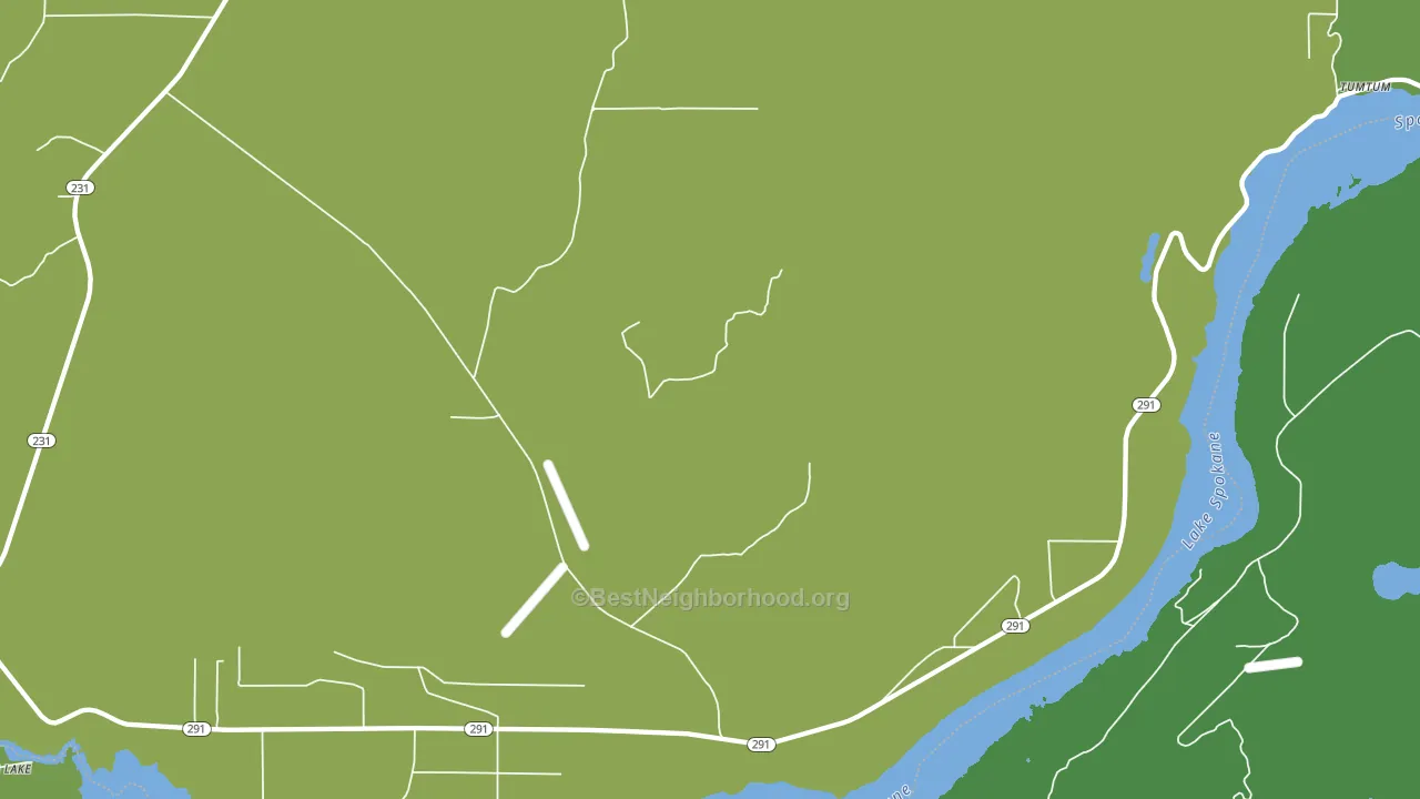 99034, WA block-group voter-turnout map