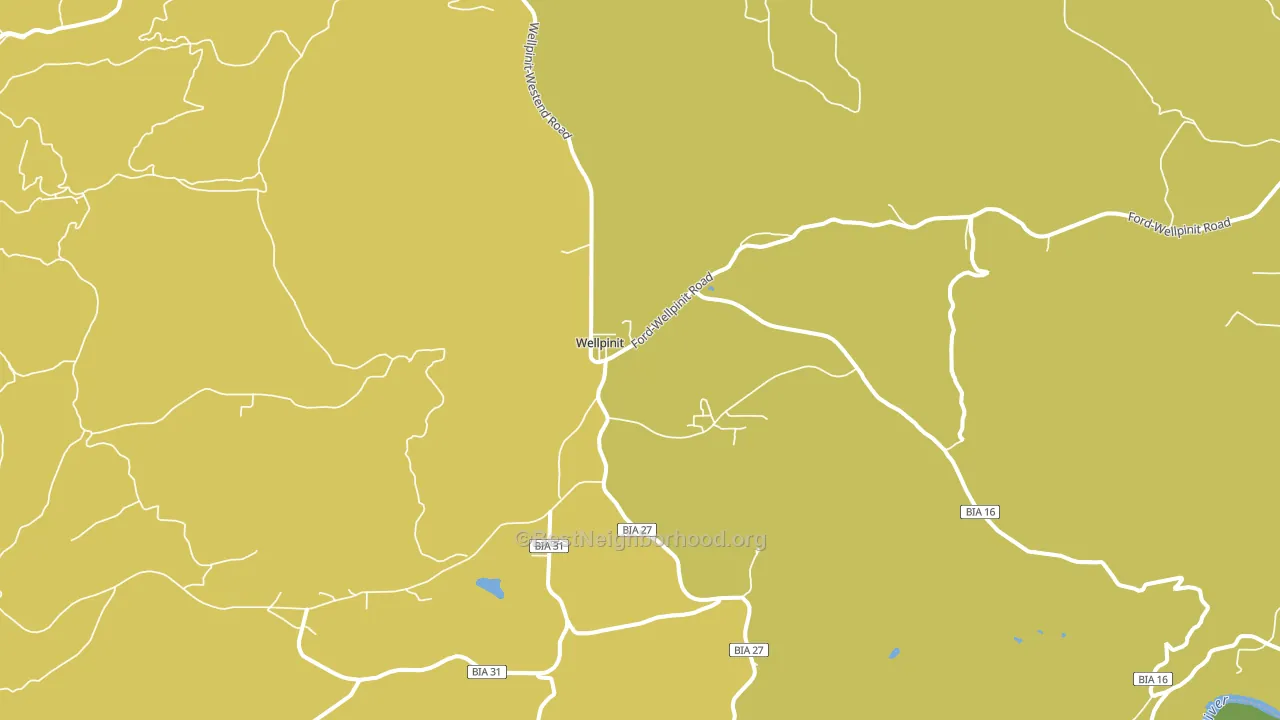 99040, WA block-group voter-turnout map