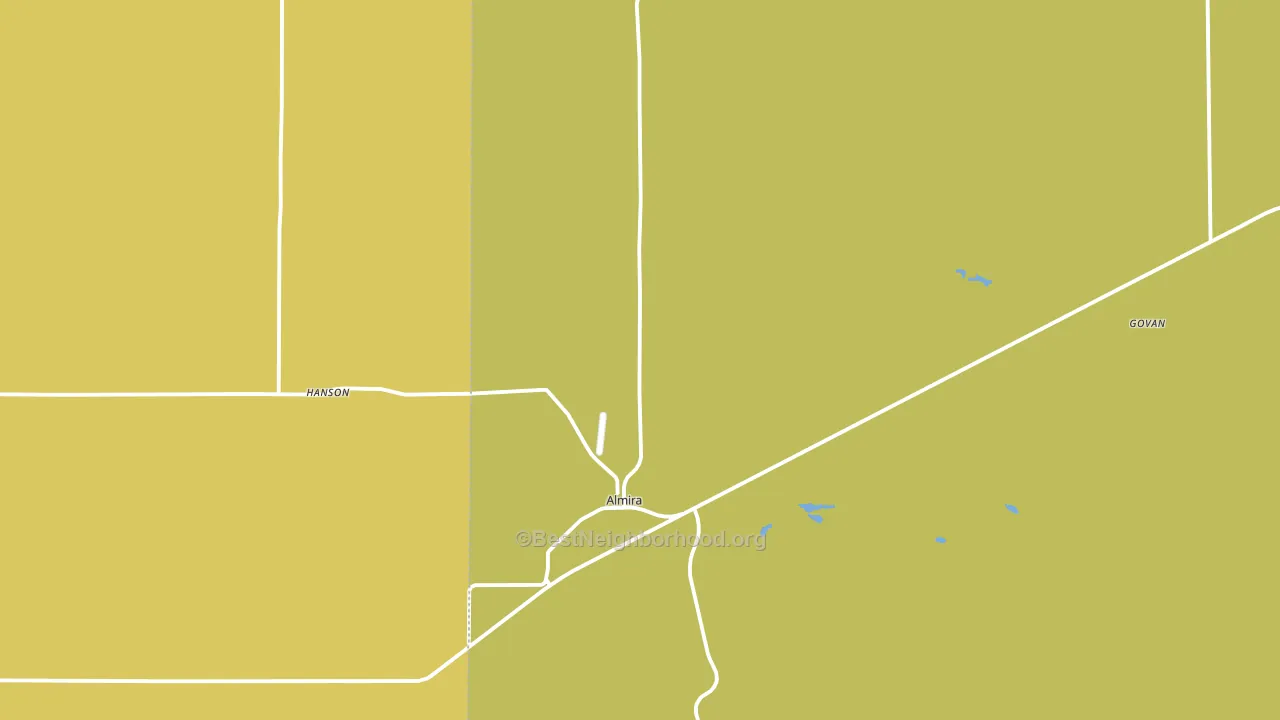 99103, WA block-group voter-turnout map