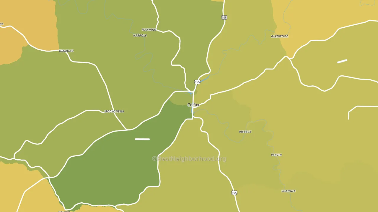 99111, WA block-group voter-turnout map