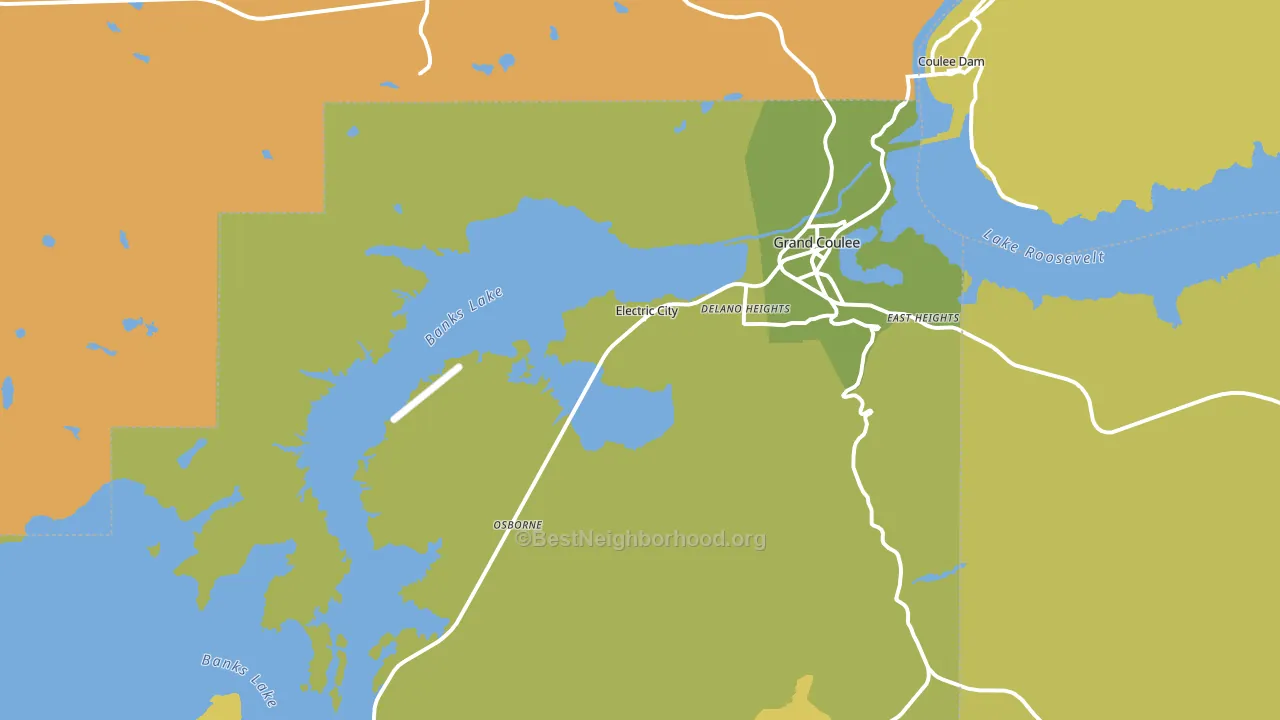 99123, WA block-group voter-turnout map