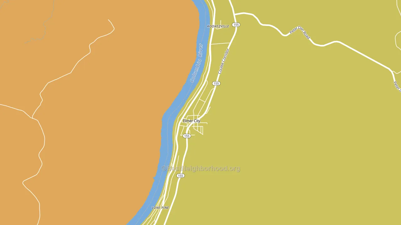 99124, WA block-group voter-turnout map