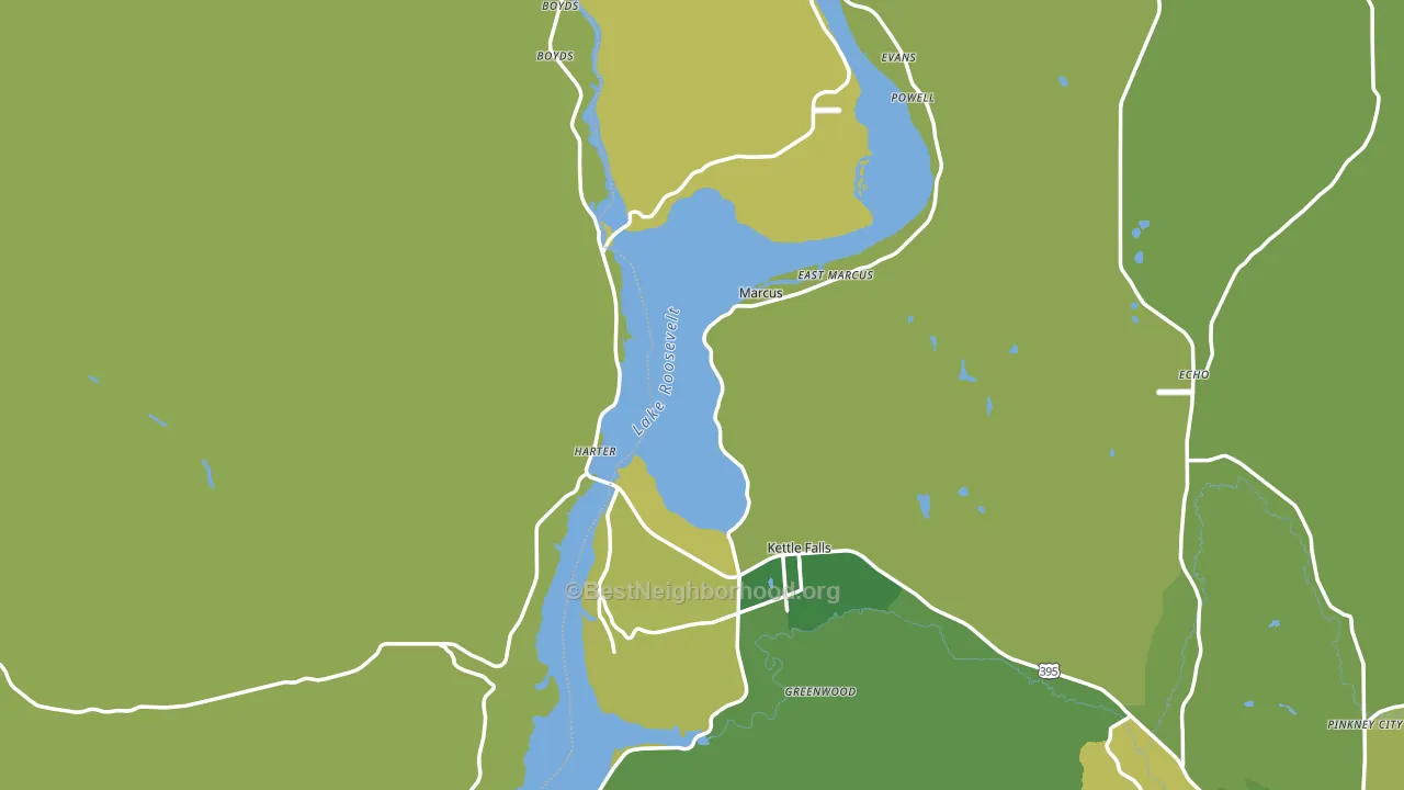 99141, WA block-group voter-turnout map