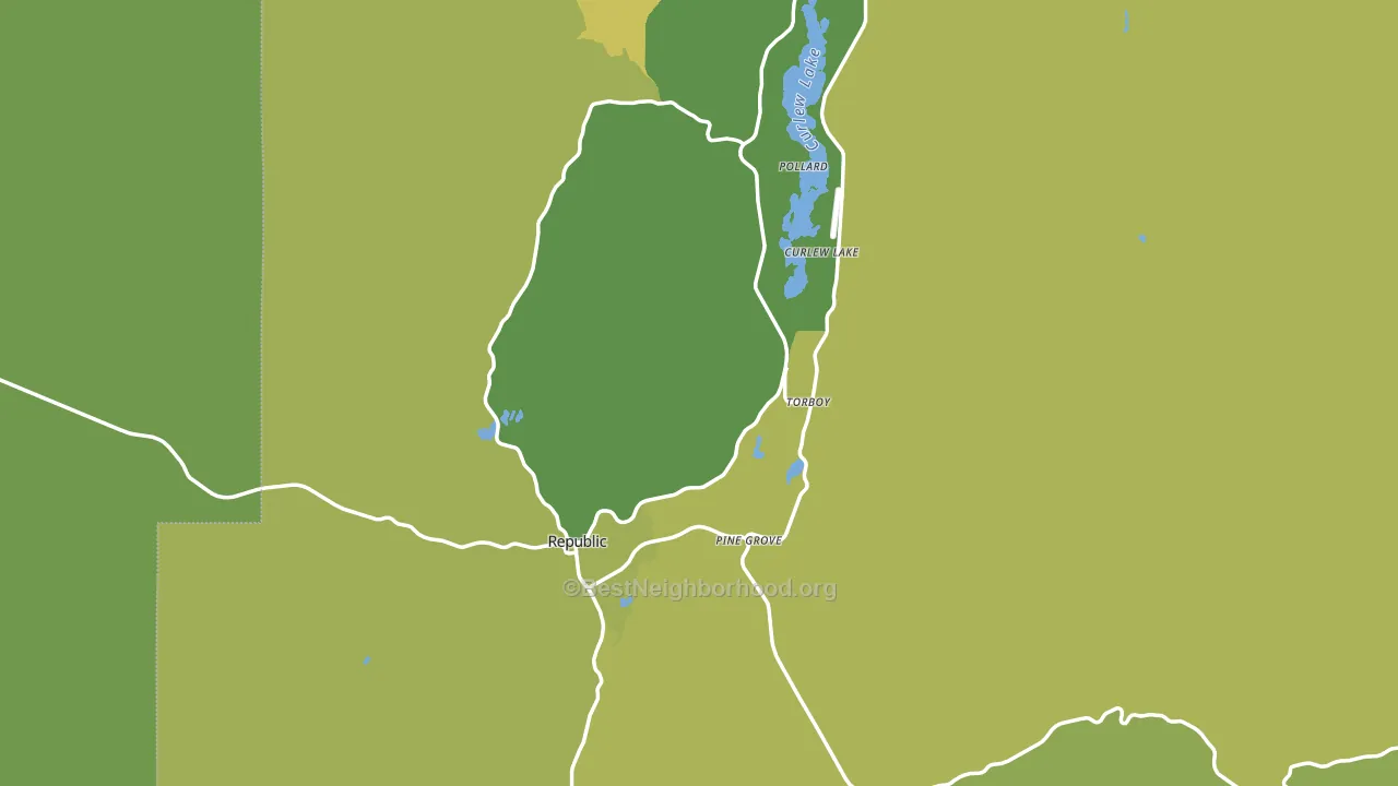 99166, WA block-group voter-turnout map