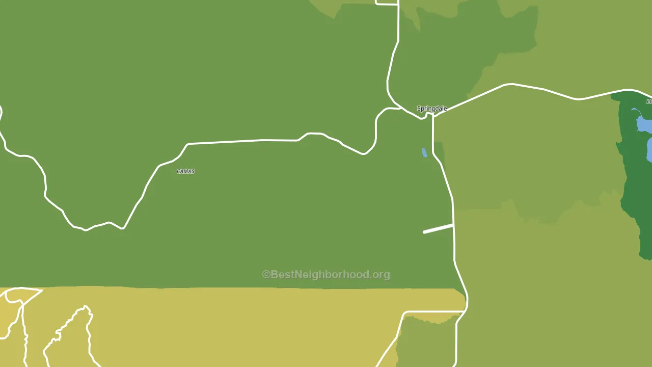 99173, WA block-group voter-turnout map